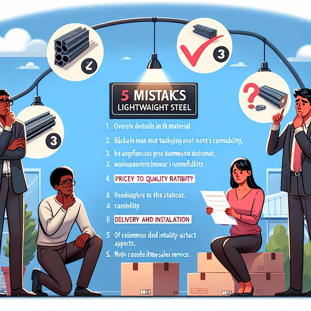 5 Kesalahan Umum dalam Memilih Baja Ringan dan Cara Menghindarinya