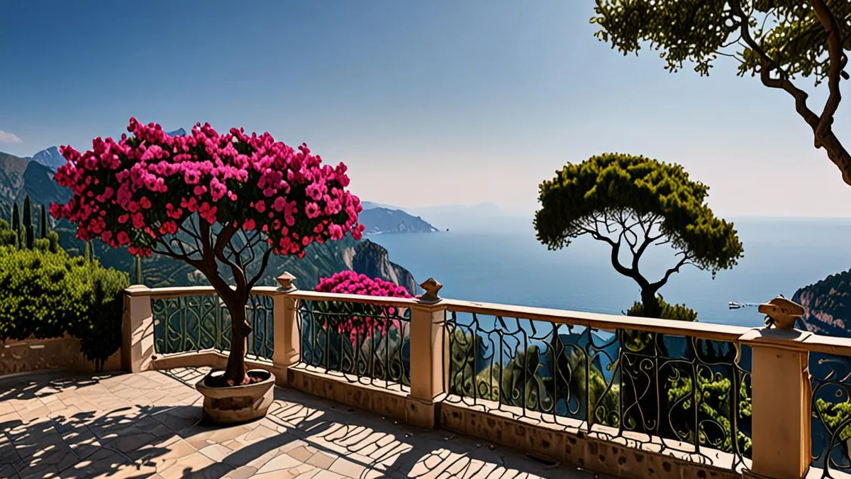 Amalfi Coast villa areas