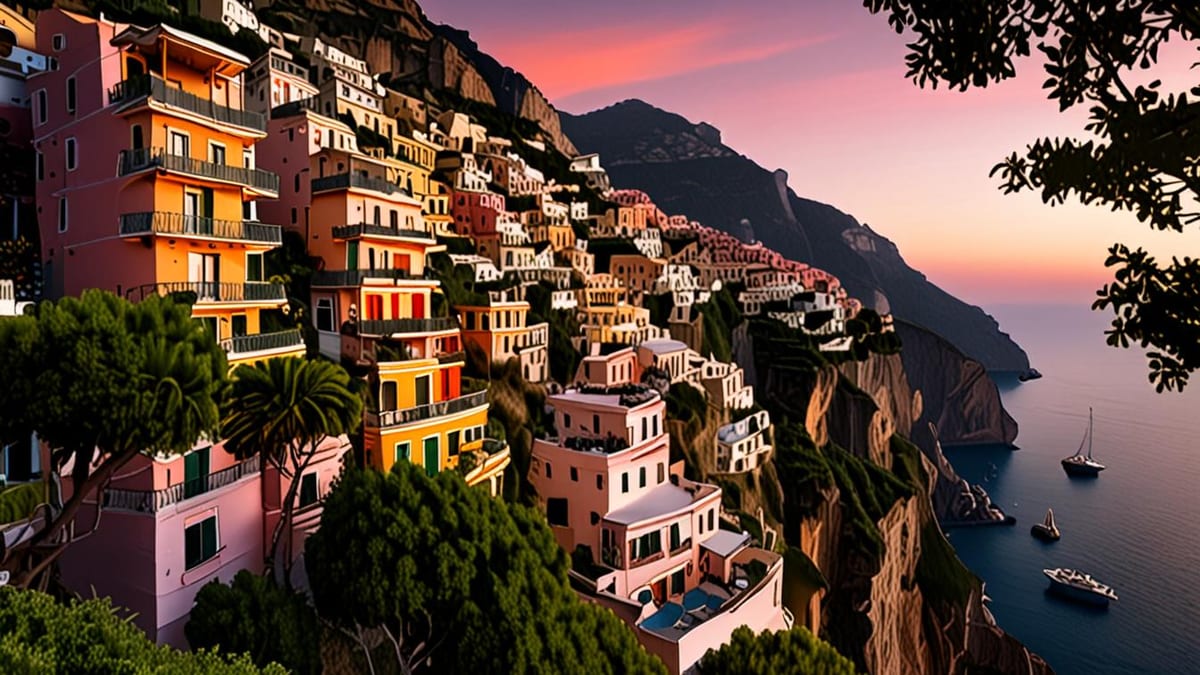 Amalfi Coast villa areas