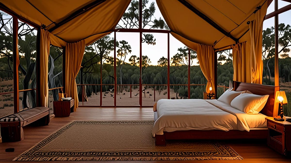 glamping trip packing